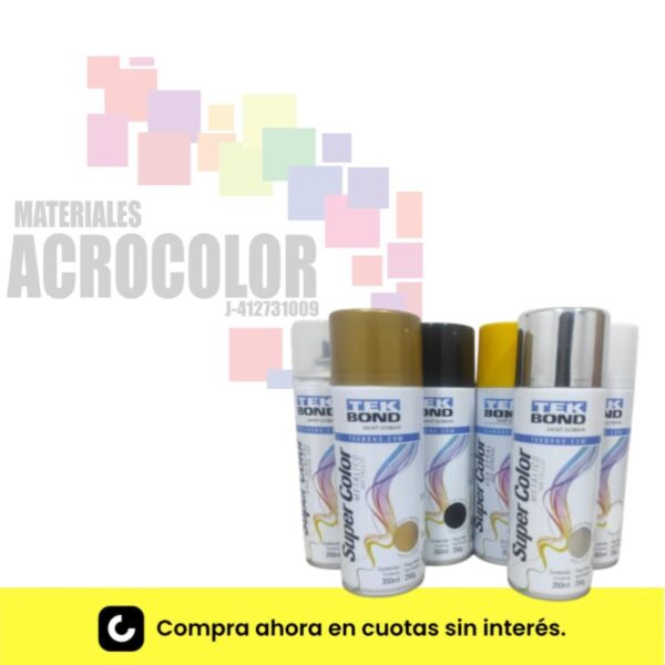 Pintura en Spray Tekbond