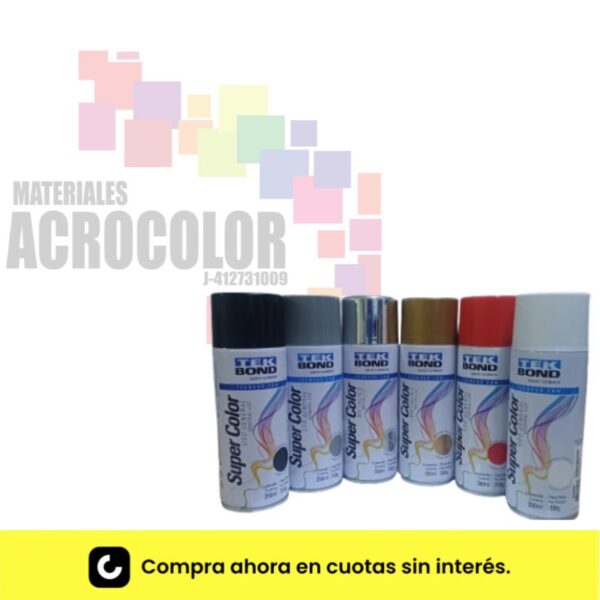 Pintura en Spray Tek Bond